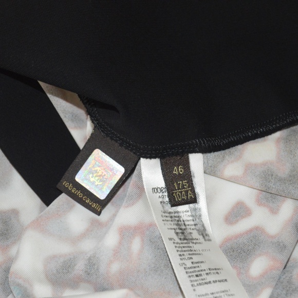 🆕🏷️ROBERTO CAVALLI Animal Print V-Neck Sheath Dress – Size 8 / EU 46 🇮🇹 - Picture 13 of 13